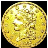 1836 $2.50 Gold Quarter Eagle NEARLY  UNCIRCULATE