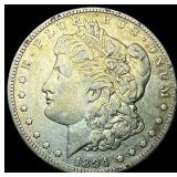1894-O Silver Morgan Dollar ABOUT UNCIRCULATED