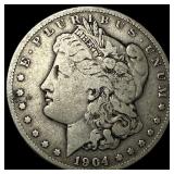1904-S Silver Morgan Dollar NICELY CIRCULATED