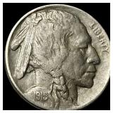 1915-D Buffalo Nickel CLOSELY UNCIRCULATED