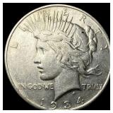 1934-D Silver Peace Dollar CLOSELY  UNCIRCULATED
