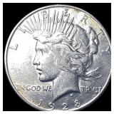1928-S Silver Peace Dollar UNCIRCULATED