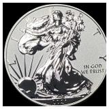 2021-W 1oz Silver American Eagle $1 GEM PROOF