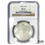 1882-S Morgan Silver Dollar NGC MS63