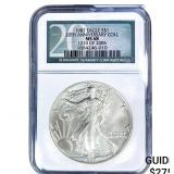 1987 Silver Eagle NGC MS68