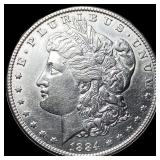 1884 Morgan Silver Dollar CLOSELY  UNCIRCULATED
