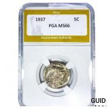 1937 Buffalo Nickel PGA MS66