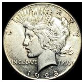 1928 Silver Peace Dollar UNCIRCULATED