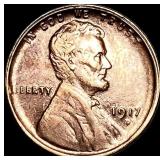 1917-D Lincoln Wheat Cent CLOSELY  UNCIRCULATED