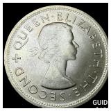 1953 Southern Rhodesia Silver Crown