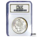 1885-O Morgan Silver Dollar NGC MS65