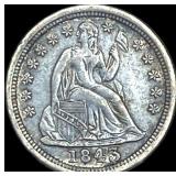 1843 Seated Liberty Dime NEARLY UNCIRCULATED