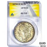 1878-S Morgan Silver Dollar ANACS AU53