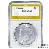 1904-O Morgan Silver Dollar PGA MS69