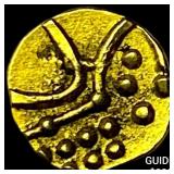 1646 AD India Gold 1 Fanam