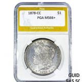 1878-CC Morgan Silver Dollar PGA MS66+