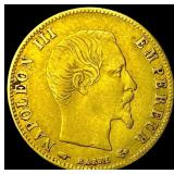 1859 France Gold 5 Francs