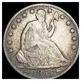 1855-O Seated Liberty Half Dollar CLOSELY  UNCIRC