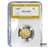 1937 Buffalo Nickel PGA MS65