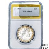 1897 Barber Half Dollar PGA MS63
