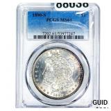 1890-S Morgan Silver Dollar PCGS MS61
