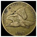 1857 Flying Eagle Cent LIGHTLY CIRCULATED
