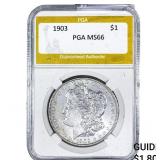 1903 Morgan Silver Dollar PGA MS66