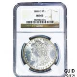 1885-O Morgan Silver Dollar NGC MS63