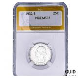1932-S Washington Silver Quarter PGA MS63