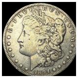 1894-O Silver Morgan Dollar ABOUT UNCIRCULATED