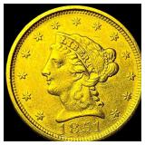 1851 Liberty Head Gold $2.50 Quarter Eagle CLOSELY