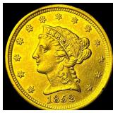 1852 Gold $2.50 Liberty Head Quarter Eagle CLOSELY
