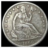1860-S Silver Half Dollar HIGH GRADE