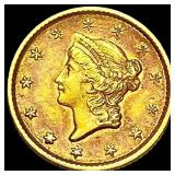 1851 Gold $1 Liberty Type 1 CLOSELY  UNCIRCULATED