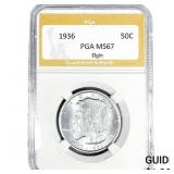 1936 Elgin Half Dollar PGA MS67