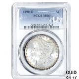1890-O Morgan Silver Dollar PCGS MS64