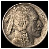 1913-S Buffalo Nickel Type 1 CLOSELY UNCIRCULATED