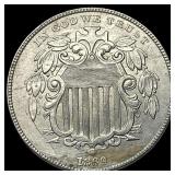 1869 Shield Nickel CLOSELY UNCIRCULATED
