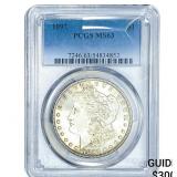 1897 Morgan Silver Dollar PCGS MS63