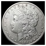 1904-S Silver Morgan Dollar CLOSELY UNCIRCULATED