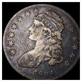 1834 Capped Bust Half Dollar LIGHTLY CIRCULATED