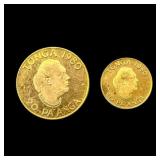 Gold 1980 Tonga 20 Pa