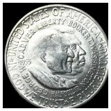 1953-S Silver Booker T. Washington/Carver Half Dol