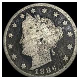 1886 Liberty Head Nickel NICELY CIRCULATED