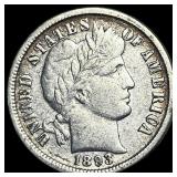 1893-O Silver Barber Dime LIGHTLY CIRCULATED