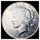 1927-S Silver Peace Dollar CLOSELY UNCIRCULATED