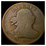 1808 Classic Head Half Cent NICELY CIRCULATED