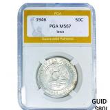 1946 Iowa Half Dollar PGA MS67