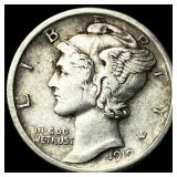 1919-D Silver Mercury Dime CLOSELY UNCIRCULATED