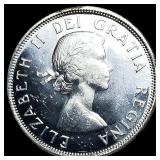 1956 Canada Silver 50 Cents SUPERB GEM BU